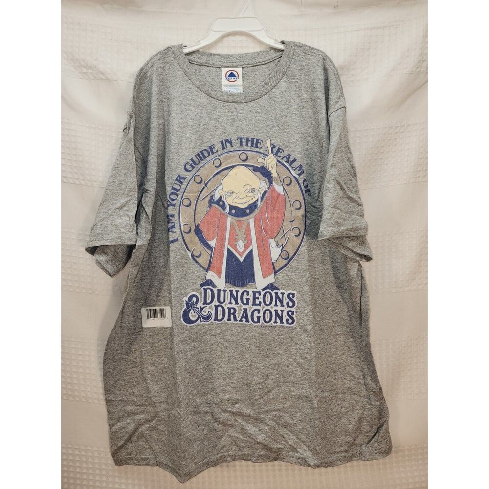 Dungeons And Dragons Tshirt Kids D&D Short Sleeve Shirt Gray Kids Size XL 14-16